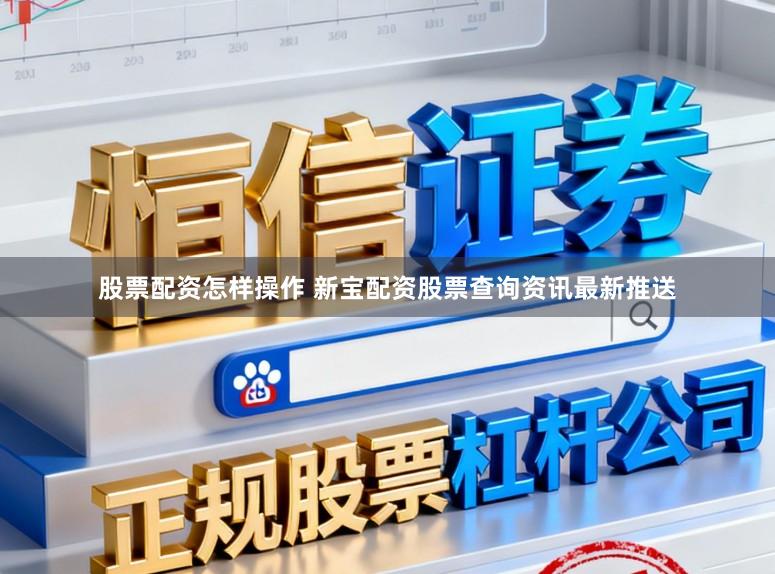 股票配资怎样操作 新宝配资股票查询资讯最新推送